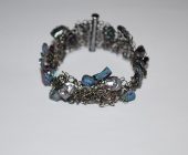 925s Ox. hæklet armbånd m/FWP