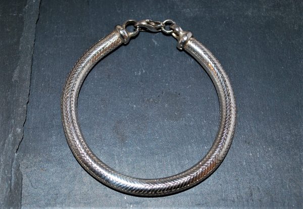 slange armbånd i sølv 925s kraftigt maskulint